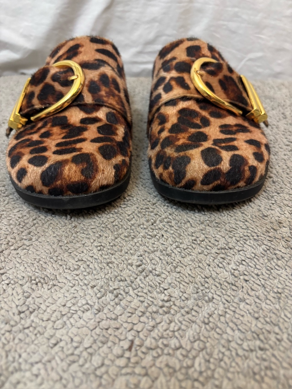 Azalea Wang Archibald Faux Calf Hair Clogs - Picture 3 of 6